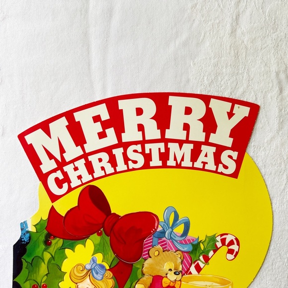 COPY - Extra long Vintage Santa Claus paper Diecut Christmas Detailed illustrat… - Picture 8 of 17